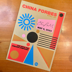 SIGNED! China Forbes - Still 50! | Poster