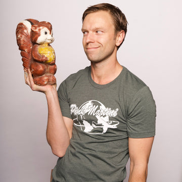 Around The World Logo | Tee - Olive Green