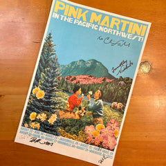 SIGNED! Pink Martini in the Pacific NW 2023 | Tour Poster