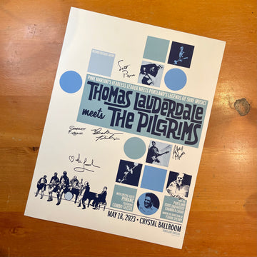 SIGNED! Thomas Lauderdale Meets the Pilgrims | Album Release Show Poster