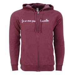 Je ne veux pas travailler | Hoodie - Deep Red