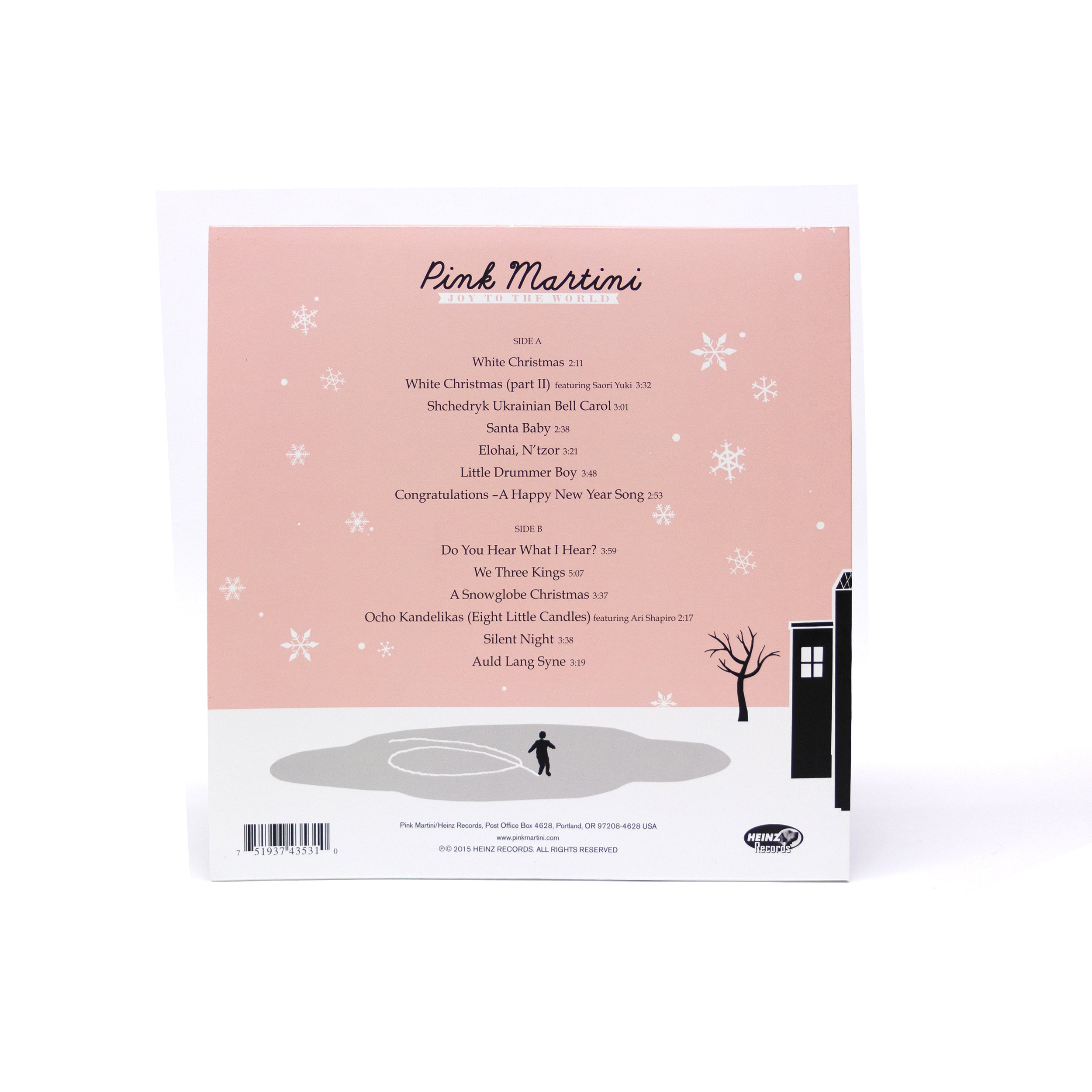 Joy to the World | White Vinyl LP – Pink Martini