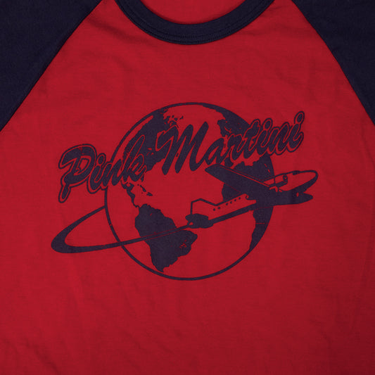 Around the World | Retro Baseball Tee - 3/4 sleeve