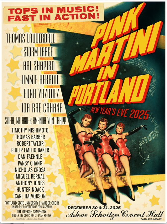 SIGNED! Poster | New Year's Eve in Portland 2025