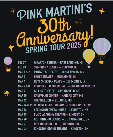 Tour Tee | 30th Anniversary Spring 2025