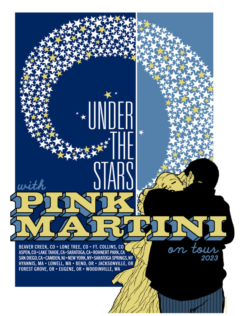 SIGNED! Summer Under the Stars 2023 | Tour Poster | Pink Martini ...