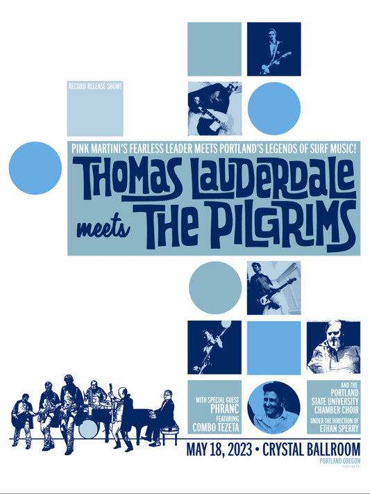SIGNED! Thomas Lauderdale Meets the Pilgrims | Album Release Show Poster
