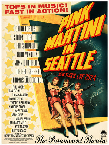 2024 New Year's Eve in Seattle | Tour Poster