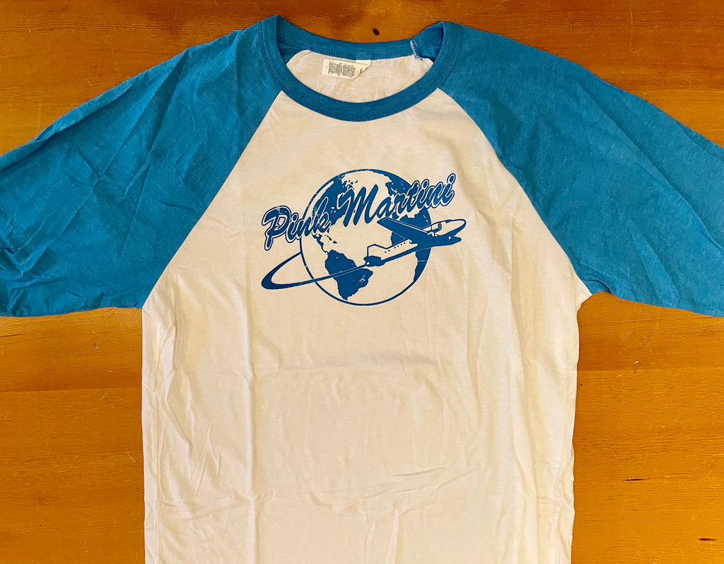 MV3 Red, White & Blue Tie-Dye Baseball t-shirt
