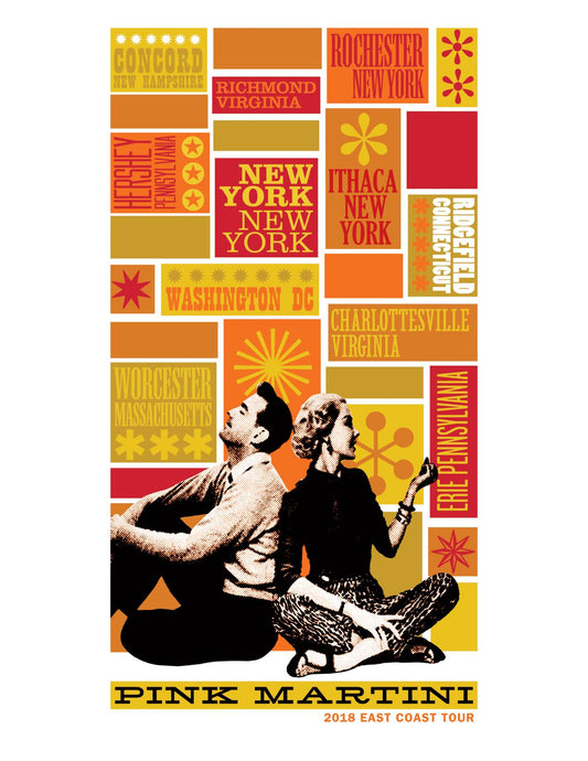 East Coast 2018 | Tour Poster